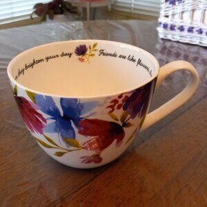 Portobello by Design Coffee/Tea "Friends are like flowers" Mug 20 oz